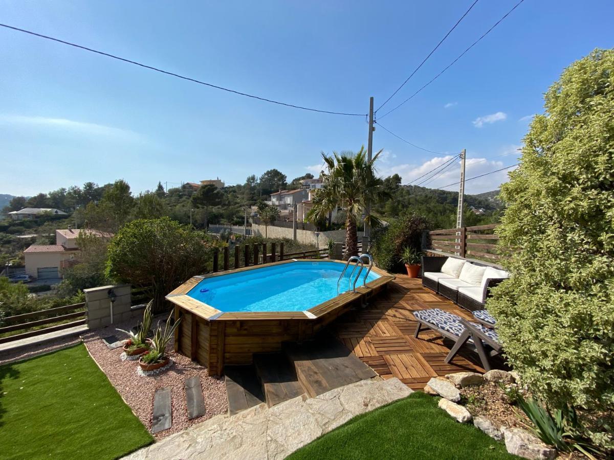 Amazing Vila Close To Sitges, Jacuzzi, Swimming Pool & Exellent Views Olivella Exterior foto