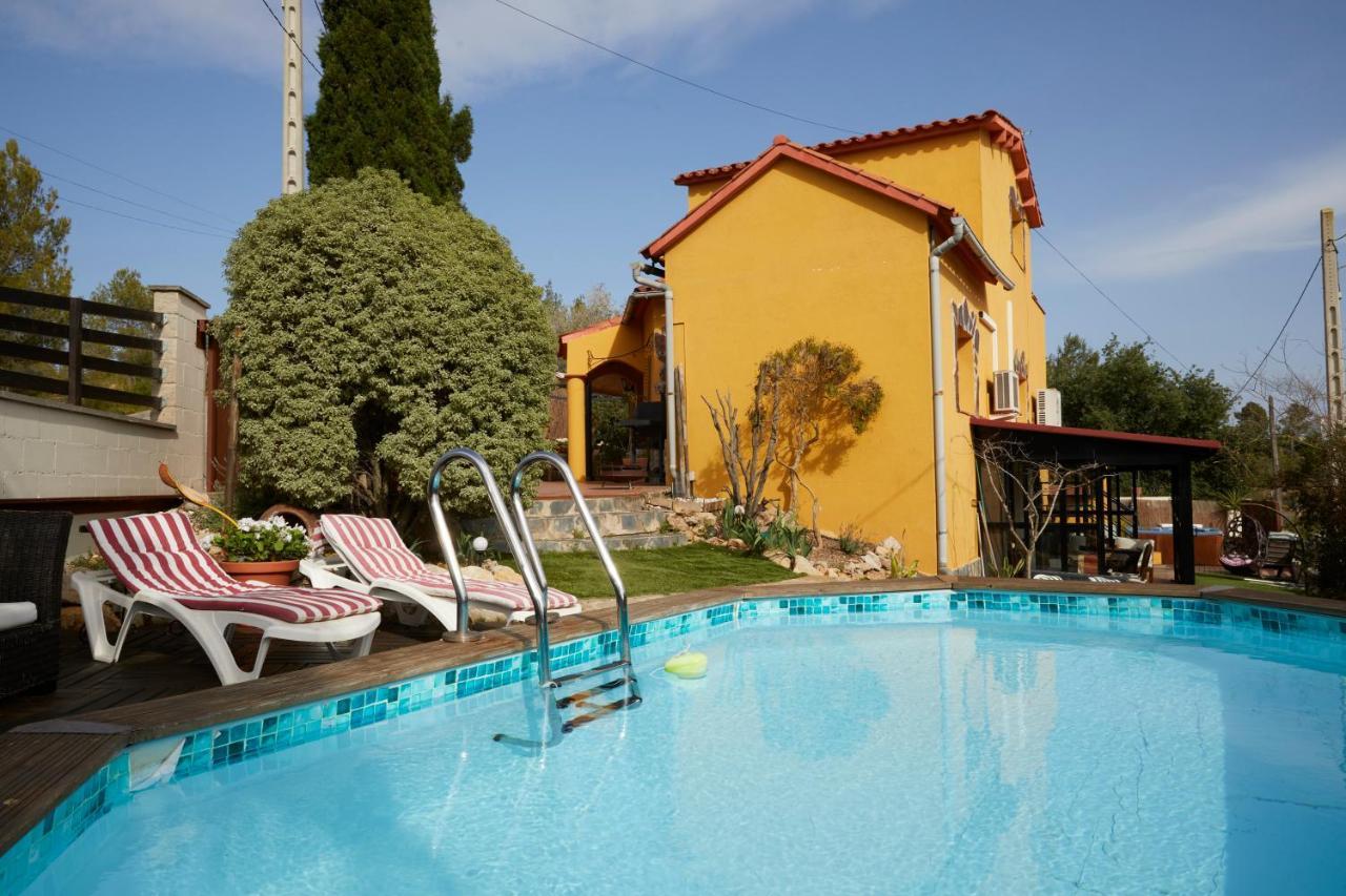 Amazing Vila Close To Sitges, Jacuzzi, Swimming Pool & Exellent Views Olivella Exterior foto